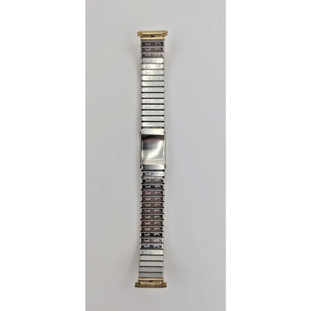 Speidel Gold Twist O Flex Stainless Steel Mens Watch Band
